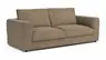 Sofa Stormy - 3-Sitzer, Stoff, Rauchbraun