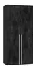 Drehtürenschrank JOIN IT- B ca. 101 cm., Schwarz, Graphit