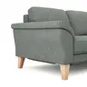 Ecksofa Rockport A - 2,5-Sitzer mit Ecke rechts inkl. Relaxfunktion (motorisch), Stoff, Grau