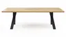 Esstisch Flore - LB ca. 240x120 cm, Wildeiche massiv, natur geölt