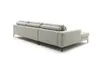 Ecksofa Solano - Longchair Links mit 2,5-Sitzer, Boucle, Natur