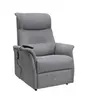 TV-Sessel MARCIO - Aufstehhilfe, Relaxfunktion, Stoff, Hellgrau