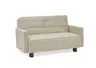 Faltsofa Easy - 2-Sitzer, ca. 140 cm inkl. Schlaffunktion/Armlehne verstellbar, Stoff, Taupe