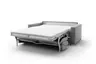 Sofa Nuoro - 2,5-Sitzer inkl. Schlaffunktion, Armlehne 1, Stoff, Grau