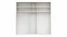 Drehtürenschrank Viana - B ca. 254 cm, Lack, Weiß, Riffholz, Wildeiche