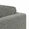 Ecksofa Solano - Longchair Links mit 1,75-Sitzer, Stoff, Dunkelgrau