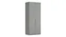 Drehtürenschrank Viana - B. ca. 101 cm, Lack, Steingrau