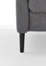 Ecksofa - 3-Sitzer mit Ecke rechts, Stoff, Grau