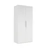Drehtürenschrank- B ca. 100 cm, Weiß