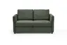 Sofa PRO FLEXX - 2-Sitzer inkl. Schlaffunktion, Stoff, Olive
