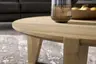 Couchtisch Cono - DH ca. 90x42 cm, Eiche massiv Bianco
