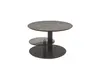 Couchtisch - höhenverstellbar, Durchmesser ca. 80 cm, Anthrazit