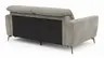 Sofa Tulsa KV - 2,5-Sitzer, inkl. Relaxfunktion und Kopfteilverstellung (motorisch), Stoff, Graubeige