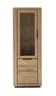 Vitrine - B ca. 72 cm, Wildeiche massiv geölt