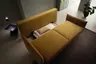 Schlafsofa Nettuno - 3-Sitzer, inkl. Schlaffunktion, Velour, Senfgelb