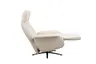 Sessel Liam - Relaxfunktion, Stoff, Ecru