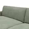 Ecksofa Solero 2.0 - Longchair groß mit 1,5-Sitzer rechts, Stoff, Olivgrün
