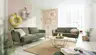 Sofa CARLLOTA - 2,5-Sitzer, Stoff, Dunkelgrün