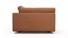 Sofa Aprino 3 - 3,5-Sitzer XL, Dickleder, Cognac, Armlehne Kissen