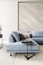 Ecksofa Cuneo - Ecke links mit 2,5-Sitzer, Stoff, Hellblau