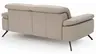 Sofa Rafaela 2.0 - 2,5-Sitzer inkl. Kopfteil verstellbar, Leder, Champagner