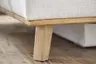 Sofa Lakeville 2 - 2-Sitzer inkl. Schlaffunktion mit Bettkasten, Stoff, Natur