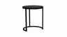 Beistelltisch Kai -LBH ca. 39x39x45 cm, Asteiche massiv, Schwarz