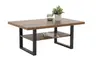 Couchtisch - LB ca. 105x69 cm, Oldwood, Schwarz