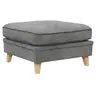 Hocker Mapleton - Stoff, Anthrazit