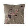 Deko-Kissen - B/L ca. 45x45 cm, Beige/Grün/Hellrosa