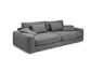 Big Sofa JOVIN - Stoff, Grau