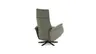 Sessel Girona - Relaxfunktion (motorisch), Leder, Moos