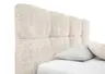 Bettgestell SANDRIN R- Liegefläche ca. 160x200 cm, Stoff, Creme