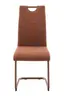 Freischwinger - Stoff, Kupfer