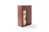 Highboard Colore - mit Beleuchtung, BHT ca. 90x144x45 cm, Lack, Samtbeere
