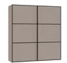 Schwebetürenschrank JOIN IT- B ca. 202 cm, Nougat