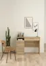 Schreibtisch - LB ca. 110x49 cm, Eiche Struktur Nachbildung