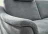 Ecksofa - 2,5-Sitzer mit Ecke rechts, Stoff, Eisengrau