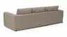 Ecksofa Stormy - Longchair links mit 2,5-Sitzer, Stoff, Graubeige