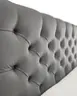 Boxspringbett SANDRIN E- Liegefläche ca. 180x200 cm, Stoff, Dunkelgrau, inkl. Stauraum