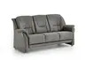 Sofa - 3-Sitzer, Stoff, Grau