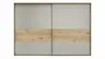 Schwebetürenschrank Viana - B ca. 308 cm, Furnier, Balkeneiche, Hellgrau