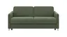 Sofa Nuoro - 2,5-Sitzer inkl. Schlaffunktion, Armlehne mit Kufe, Stoff, Olivgrün