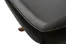 Armlehnstuhl MARIELLE - drehbar, Leder, Dunkelbraun