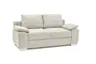 Schlafsofa EMIEL - 2-Sitzer inkl. Schlaffunktion und Bettkasten, Stoff, Beige
