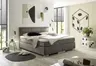 Boxspringbett SIRKO- Liegefläche ca. 180x200 cm, Stoff, Grau