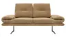 Sofa Lucero 2.0 - 2-Sitzer klein inkl. Rückenlehne, Stoff, Cognac