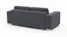 Sofa Nuoro - 2,5-Sitzer inkl. Schlaffunktion, Armlehne breit, Stoff, Eisblau