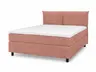 Boxspringbett Premium Line Pillow - Liegefläche ca. 180x200 cm, Stoff, Altrosa	