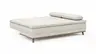 Sofa Lakeville 2 - 2-Sitzer inkl. Schlaffunktion mit Bettkasten, Stoff, Natur